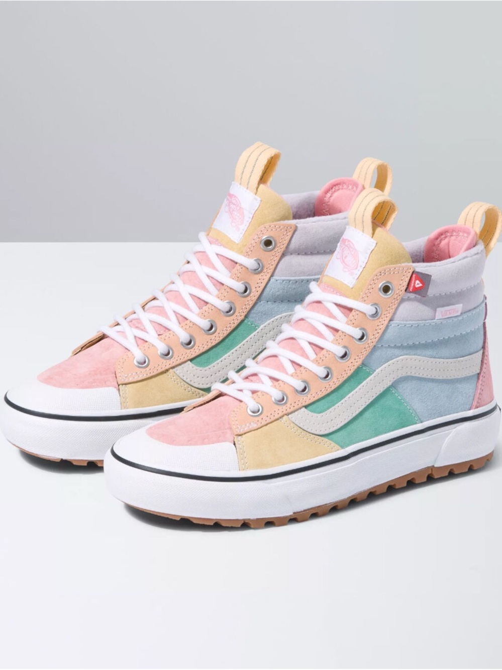 Vans Women’s Pastel Multi High-Top Suede Sneakers